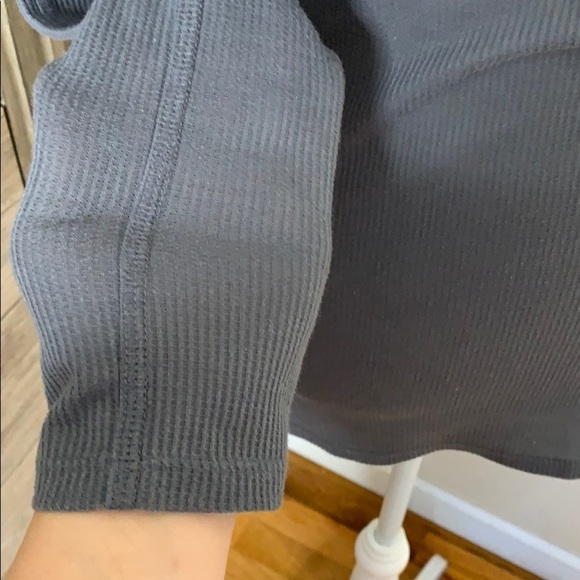 t by alexander wang • long sleeve henley tee - Picture 5 of 8